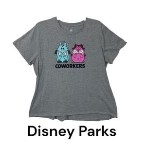 Disney Parks womens XL hercules coworker pain panic short sleeve tee hades casua